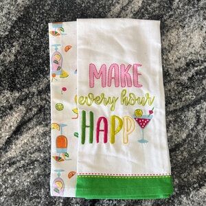 Colorful Kitchen Towel Set - Make Every Hour Happy